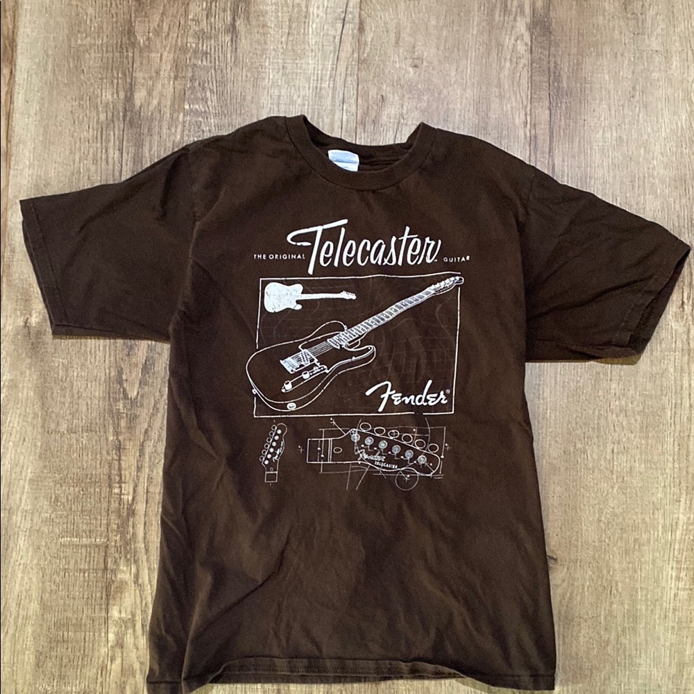 Fender Telecaster Brown T-Shirt